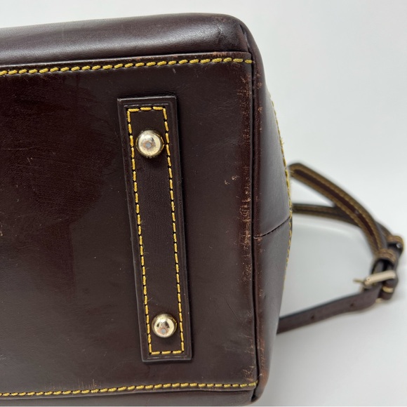 Dooney & Bourke Dillen Crocodile Bag Double Pocket Satchel Reptile Embossed - Picture 8 of 14